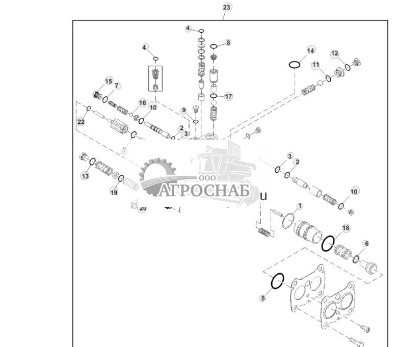 Комплект для капитального ремонта тормозного клапана - ST395560 332.jpg
